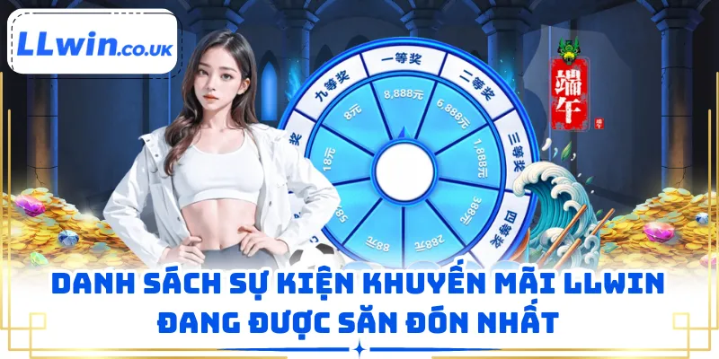 Danh sách sự kiện khuyến mãi LLWIN đang được săn đón nhất